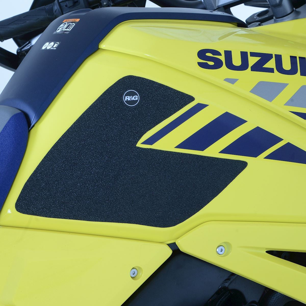 R&G Suzuki 1050 V-Strom (XT) '20- Tank Traction Grips : Clear 2-Grip Kit