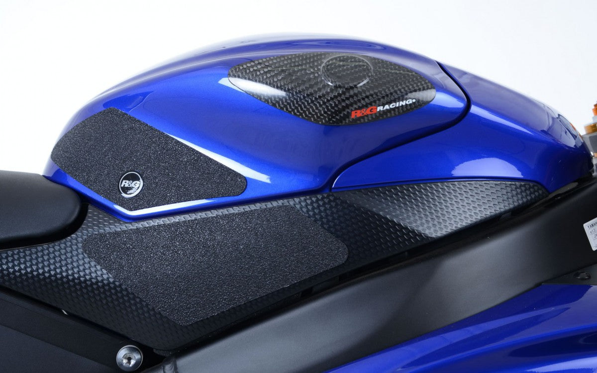 R&G Yamaha YZF-R6 Traction Grips 2012-2016: Clear 4-Grip Kit