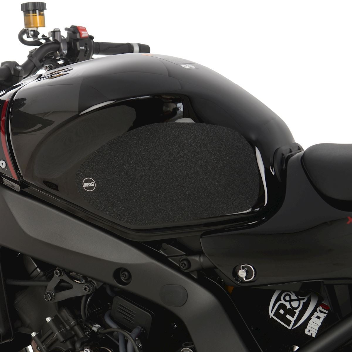 R&G Yamaha XSR900 '22- Traction Grips : Clear 2-Grip Kit