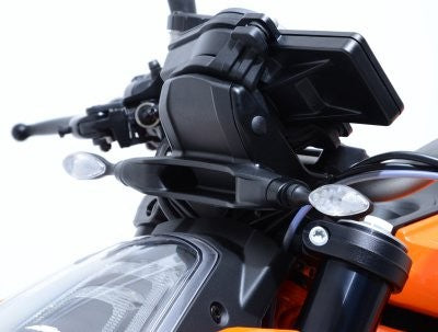 R&G Blinklys Adapter Front for KTM 1290 Super Duke/R, 790 Duke, 790/890 Adventure - for use with miniblinklys