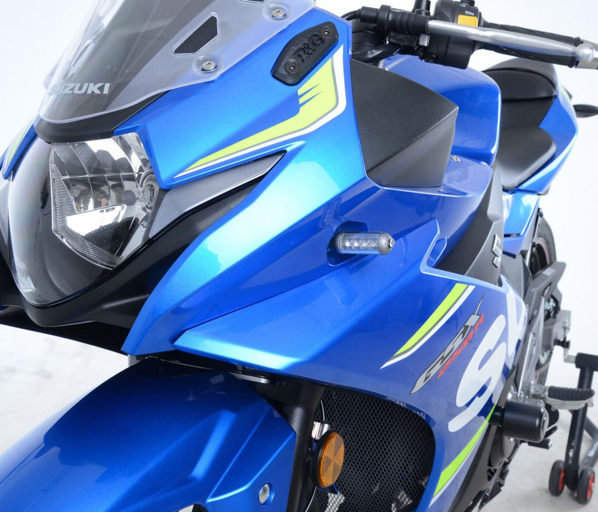 R&G Blinklys Adapter Front for Suzuki GSX250R '17- : for use with with miniblinklys