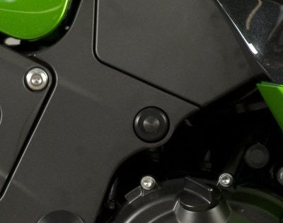 R&G Frame Plug, front/upper, LHS and RHS (set), Kawasaki ZZR1400 '12
