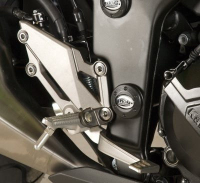 R&G Frame Plug, lower, LHS or RHS, Kawasaki Ninja 300 / Ninja 250 '08-'17 / Z250 / Z300 right only. upper right for 790/890 Adventure (for left see FI0122BK)