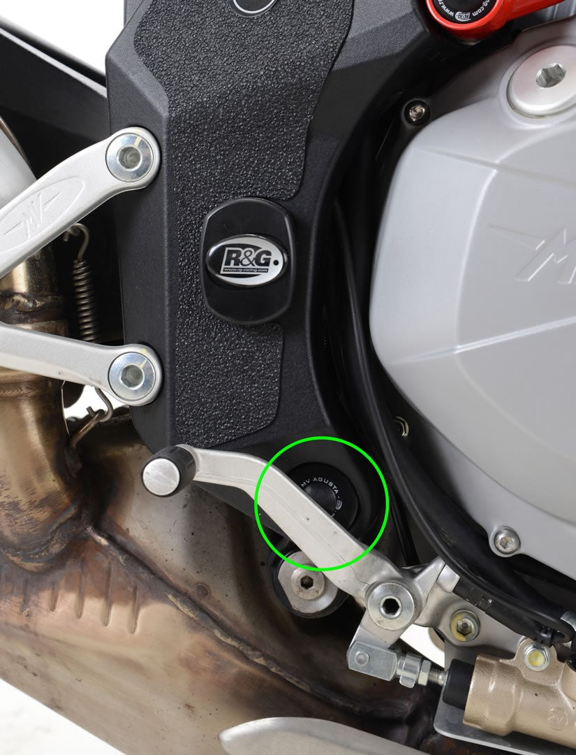 R&G Frame Plug, RHS, lower, cast frame, MV Agusta Brutale 1090 '13- / 1090R / 1090RR