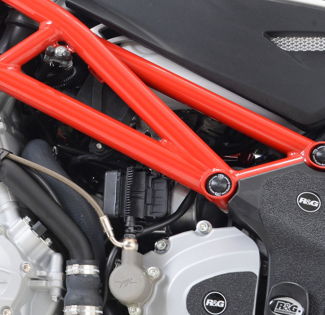R&G Frame Plug, LHS, mid frame boss, MV Agusta Brutale 1090 '13- / 1090R / 1090RR