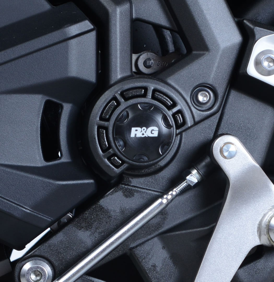 R&G Frame Plug (single, LHS), swingarm pivot, Kawasaki Ninja 650 '17- / Z650 '17- / Z650RS '22-