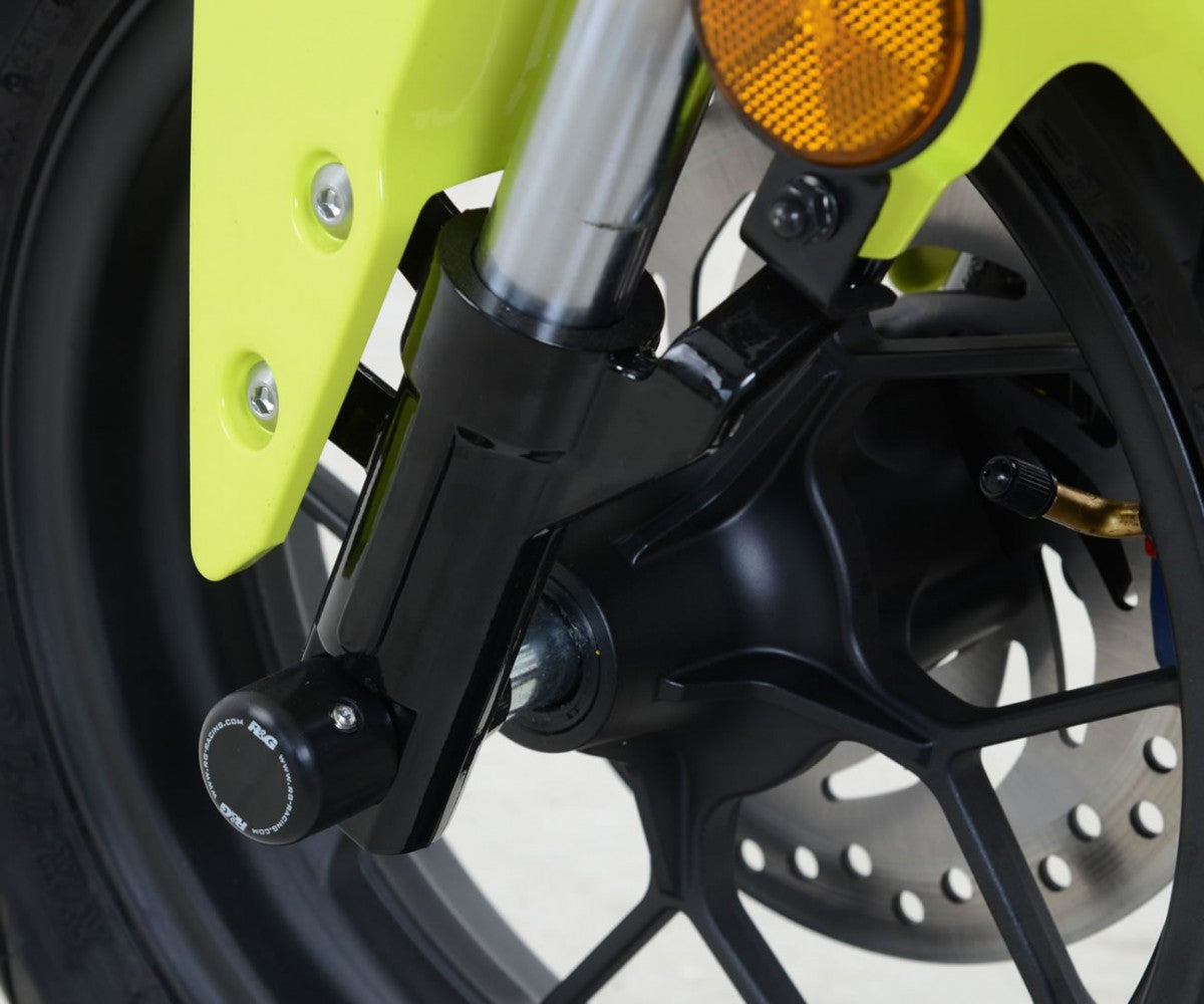 R&G Fork Protectors, Honda CBR125R '11- / CBF125 '09- / SH125i / SH150i / MSX125 (Grom) - all years / Honda Monkey '18- / Kymco 125 K-Pipe '13-