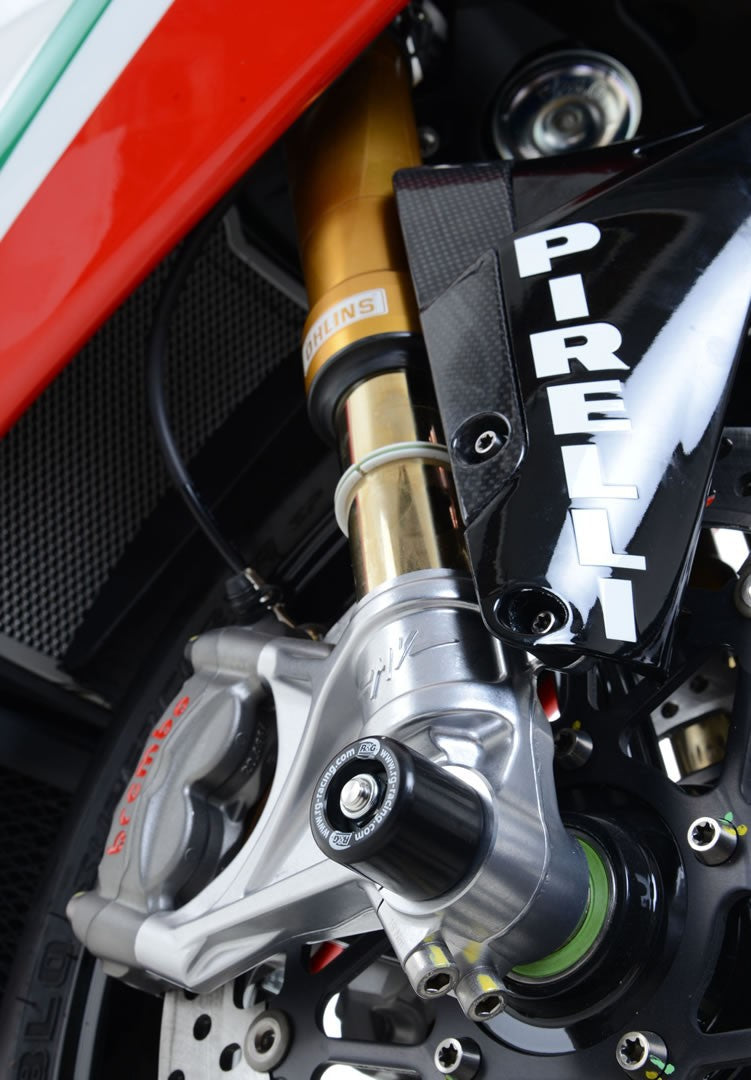 Fork Protectors, MV Agusta F4RR '11- (Ohlins forks), F4 RC '15- (small size - see FP0130BK for large size)