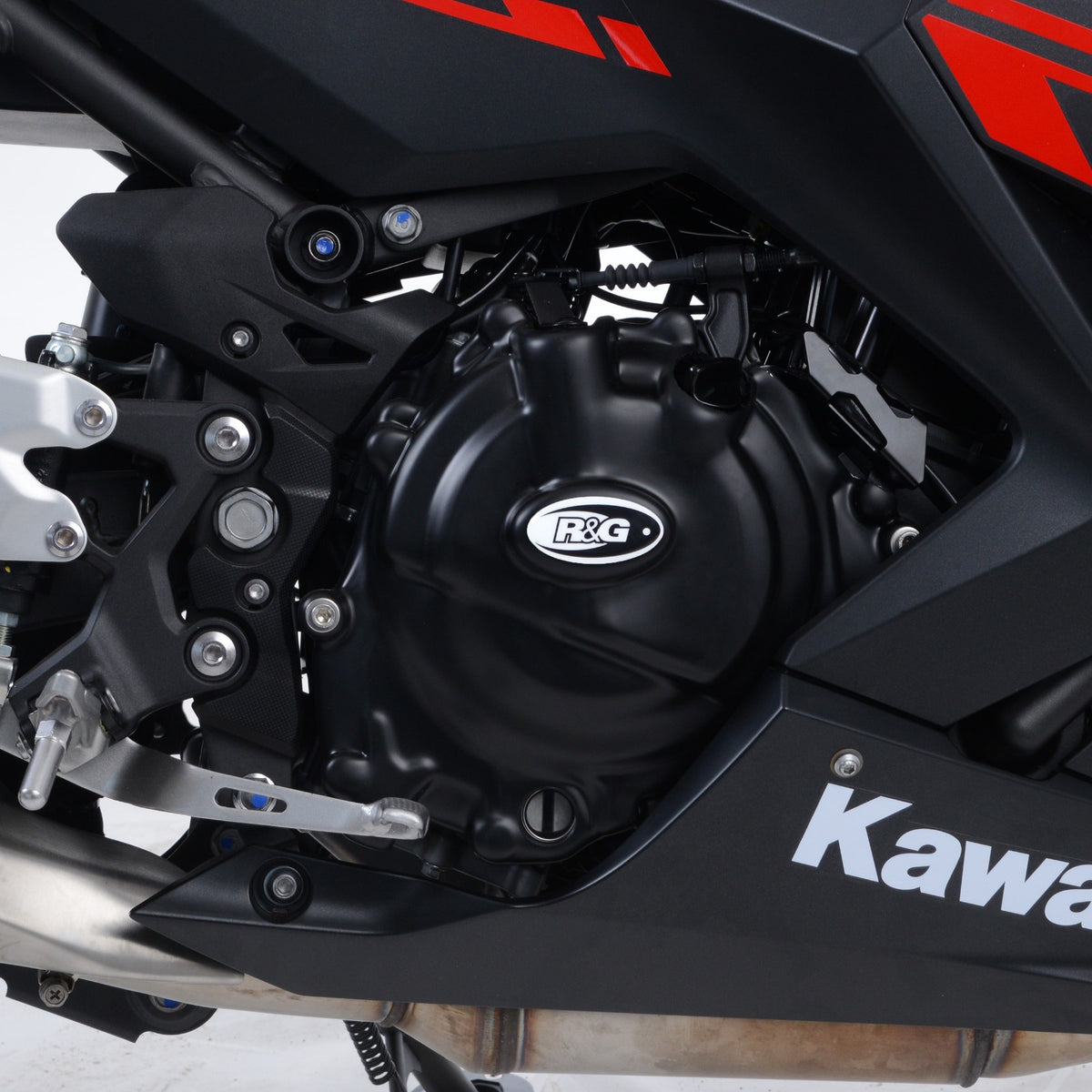 R&G Kawasaki Ninja 400 / Ninja 250 '18- / Z400 '19- / Z250 '19-, Motordeksels, pair (LHS generator + RHS clutch)