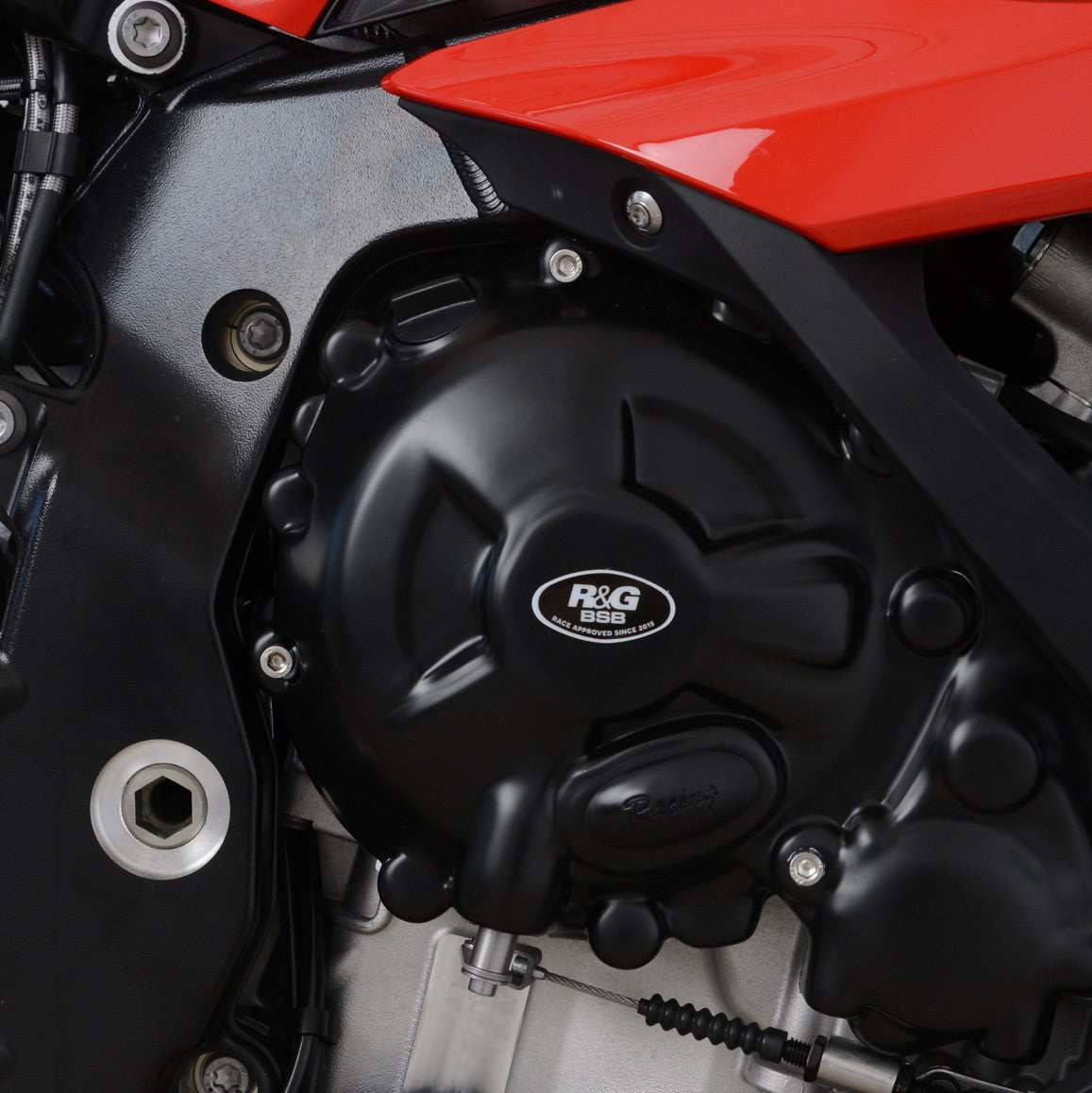 R&G BMW S1000RR '10- / S1000R '21- / M1000RR '21- Motordeksels, set of three covers (inc. water pump). Race/road version