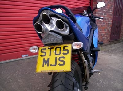 R&G Skiltholder, Triumph Sprint ST '05-