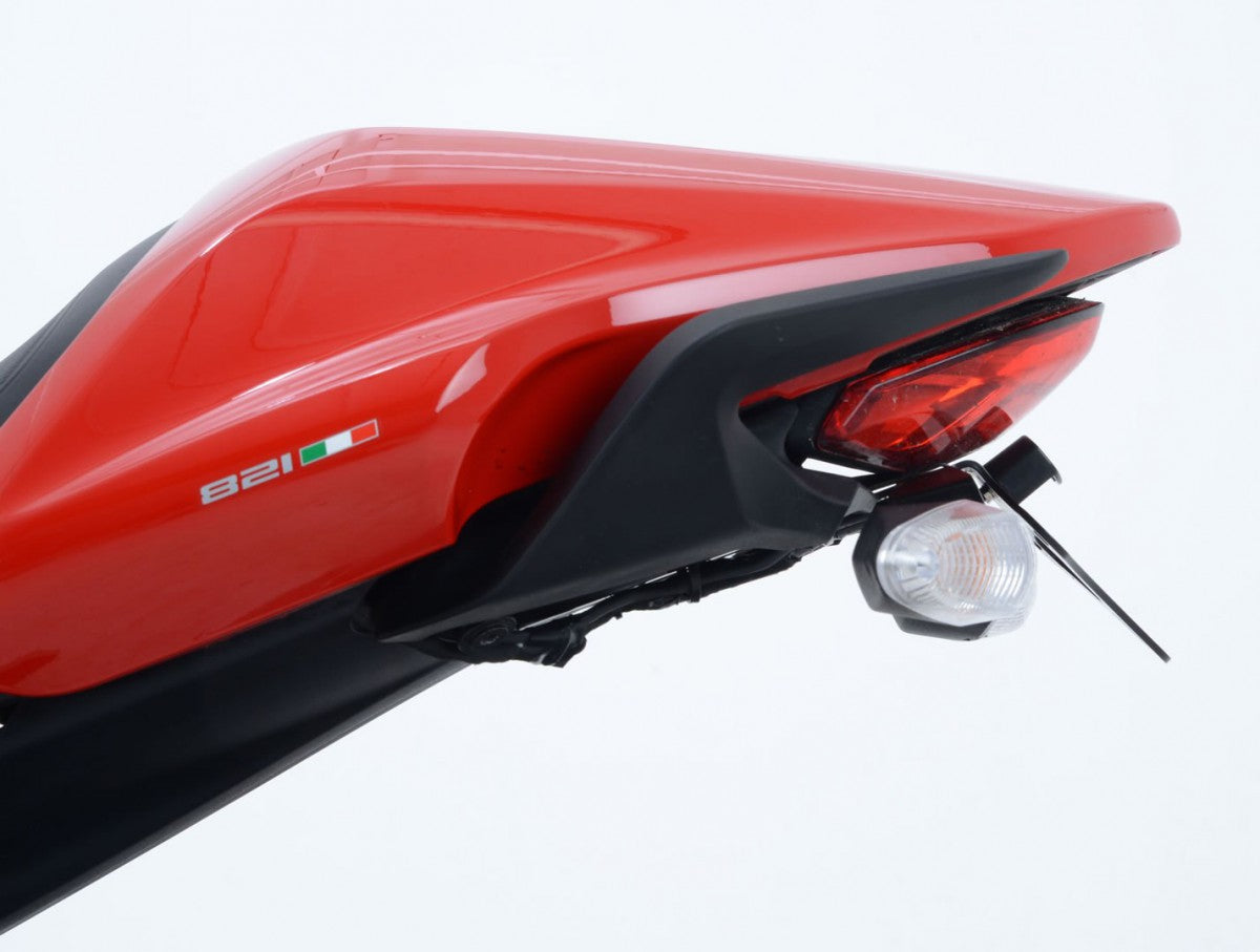 R&G Skiltholder, Ducati Monster 821 '14-'17 / Monster 1200(S) up to 2016 (both bikes with grab rails as standard)