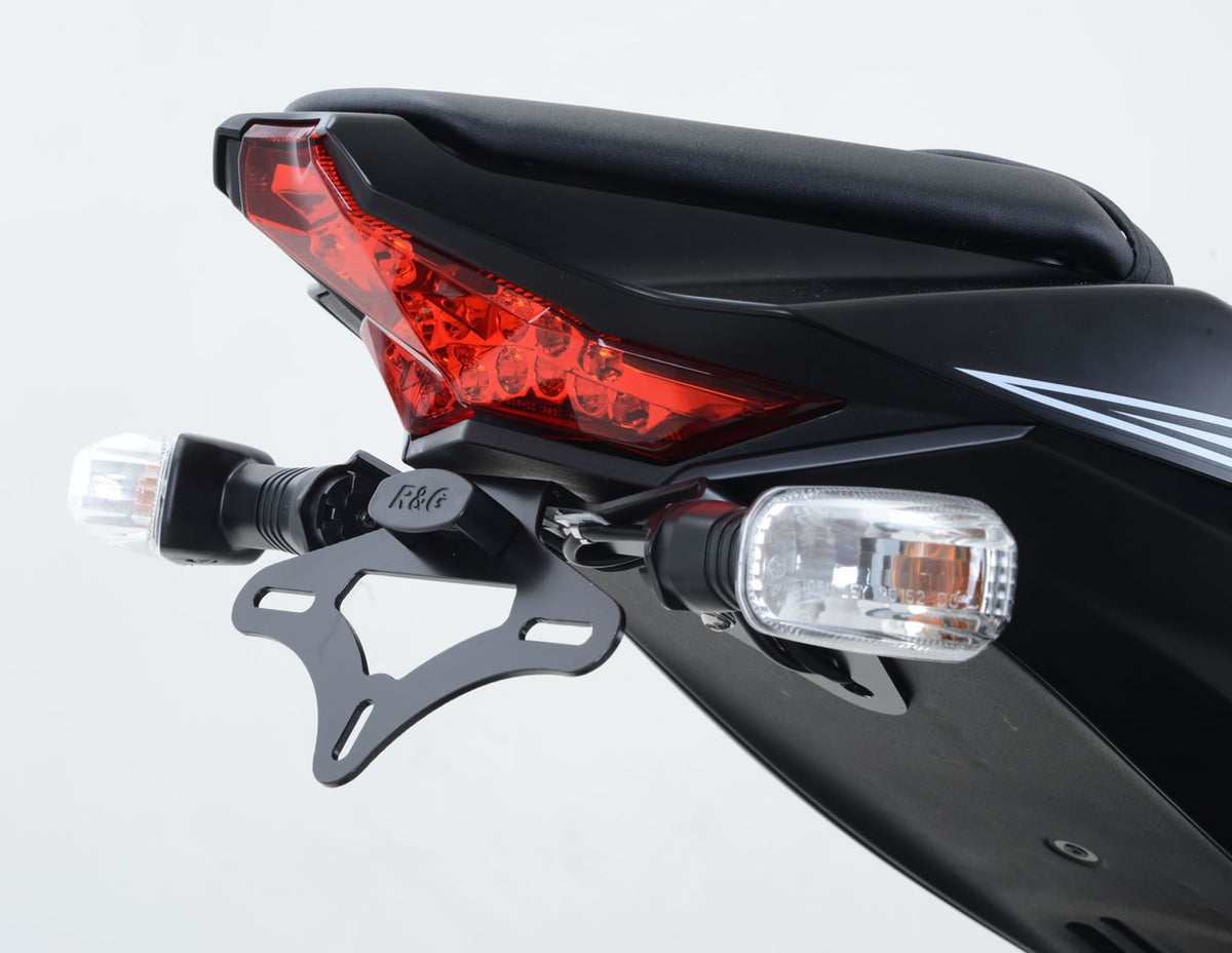 R&G Skiltholder, Kawasaki ZX-10R '16-'20 (with removeable indicator mounts)