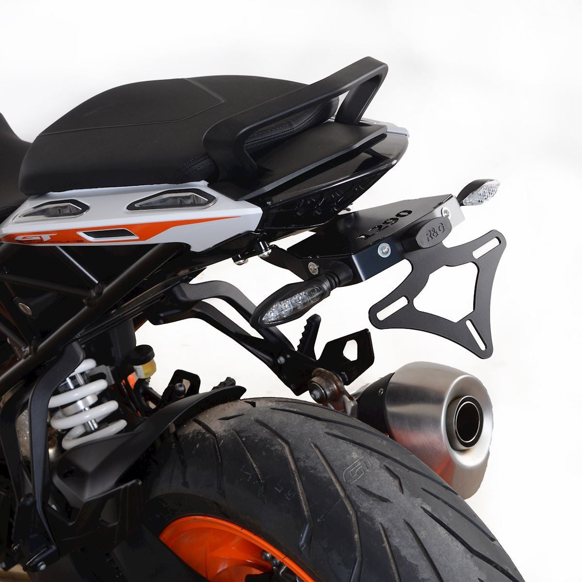 R&G Skiltholder, KTM SuperDuke GT '16- (also compatible with luggage/panniers)