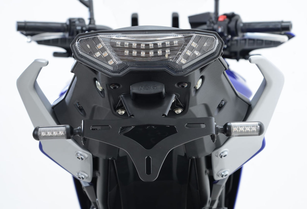 R&G Skiltholder, Yam Tracer 9 '21- / Tracer 700 / Tracer 7 '21-24 / MT-09 up to '16 / MT-09 Tracer '15-'17 / FJ-09 (not compatible with Tracer genuine luggage rails)