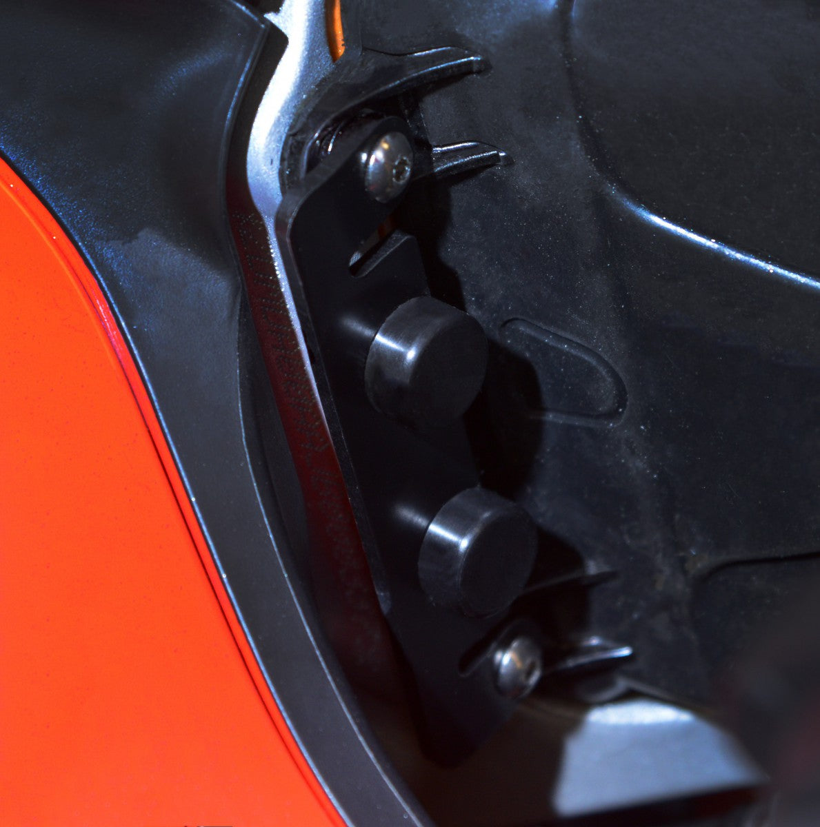 R&G Lockstop Savers (white), Ducati Panigale V4 / V4S / Speciale / V4R '19- / Streetfighter V4 '20- (cannot use manufacturer's steering lock with this product!)