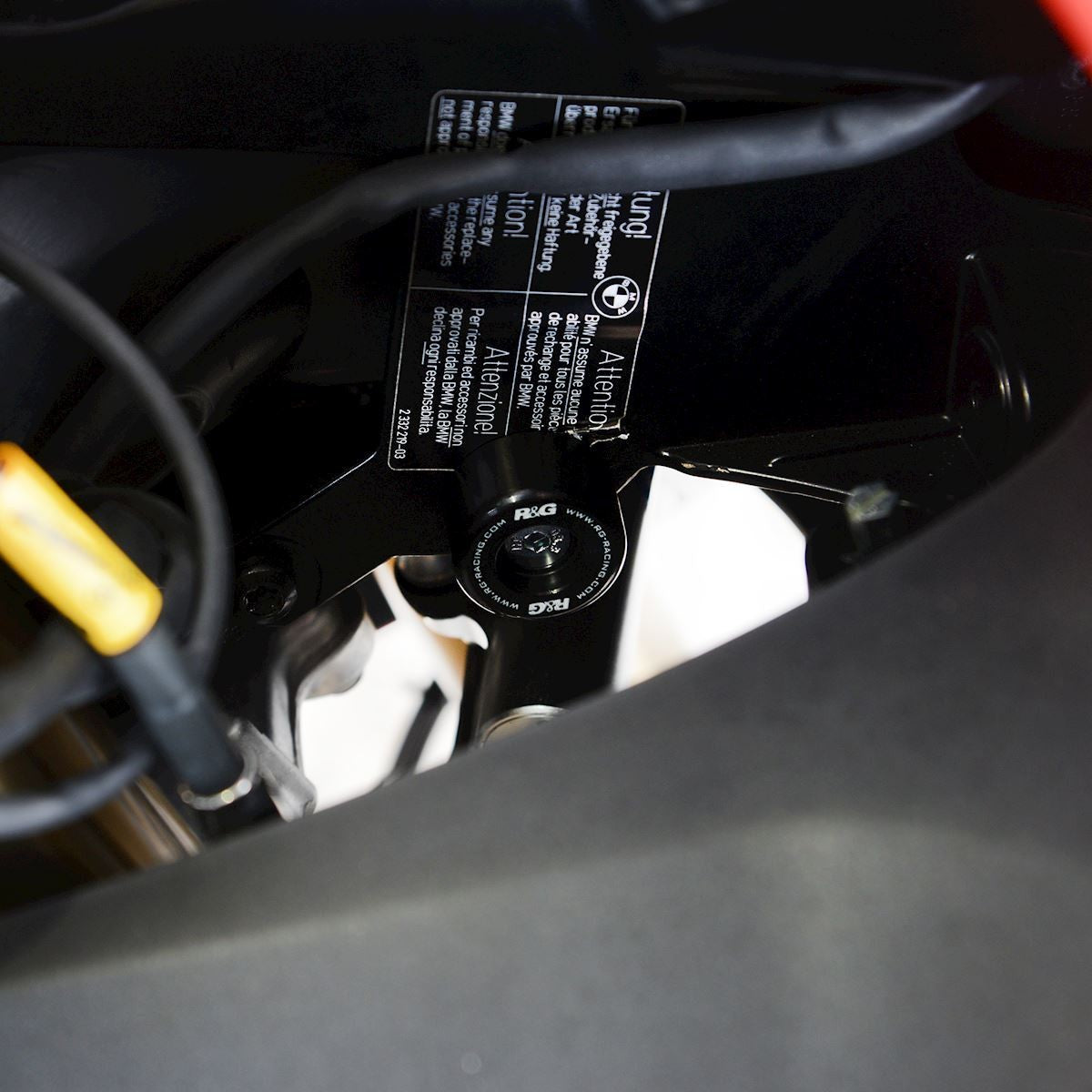 R&G Lockstop Savers, BMW S1000RR '19- (cannot use manufacturer's steering lock with this product!)