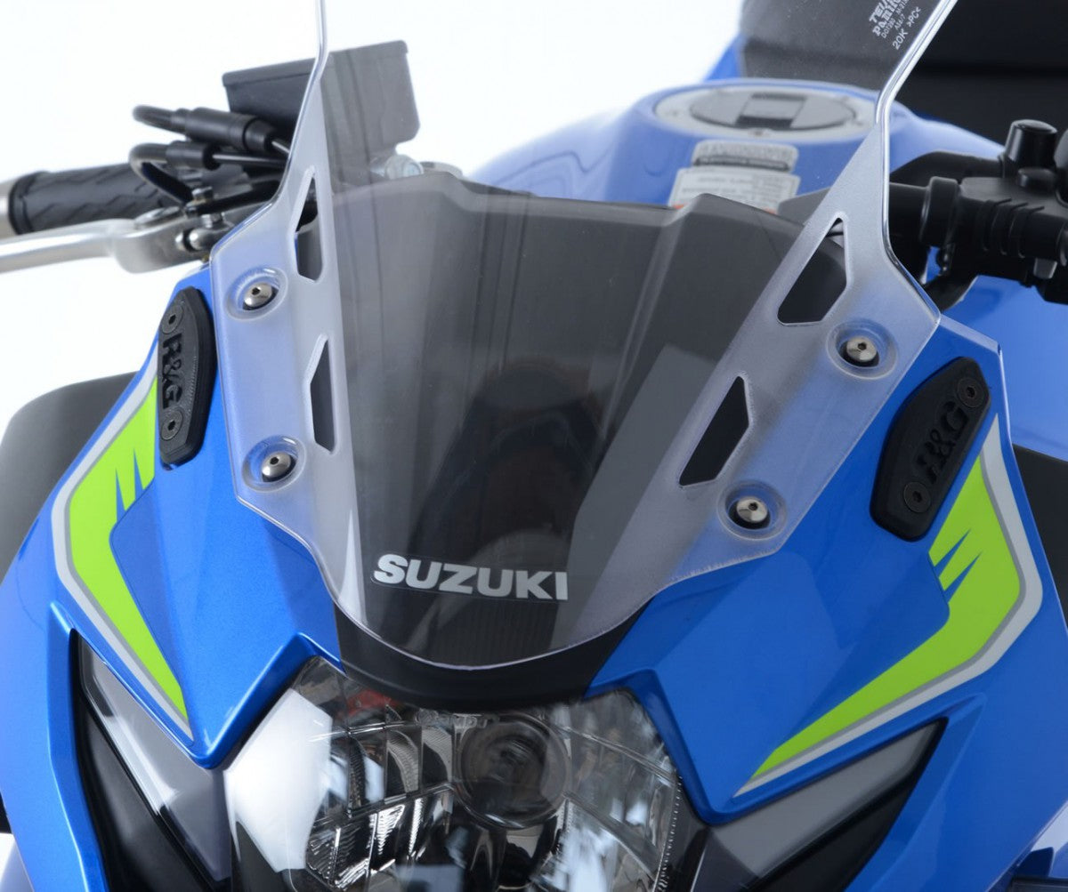 R&G Mirror Blanking Plates, Suzuki GSX250R '17-