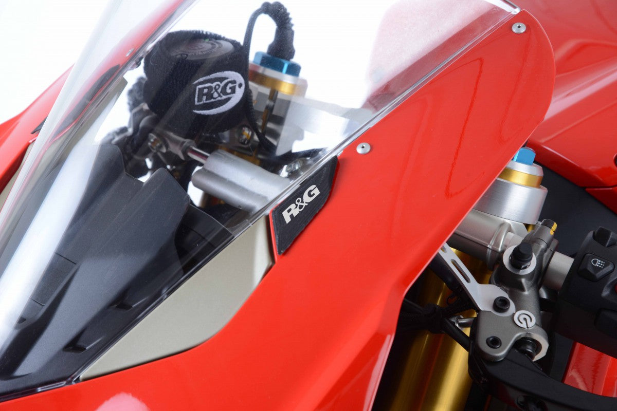 R&G Mirror Blanking Plates, Ducati Panigale V4(S) '18- / V4R '19- / V2 '20-