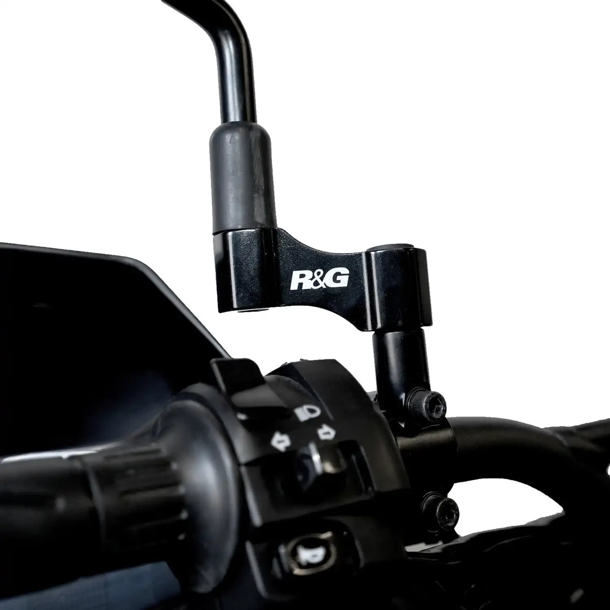 R&G Speil Bredder for M10 x 1.25 RH Thread Mirrors (35mm høyde + 45mm bredde)