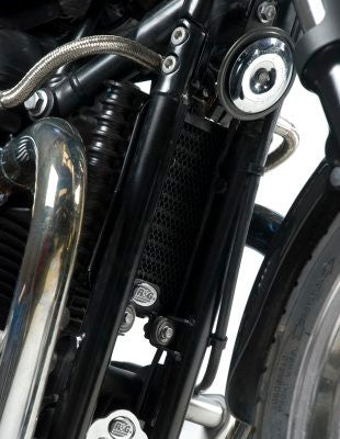 R&G Oil Cooler Guard, Triumph Bonneville '08-, Thruxton '06-, Scrambler '08-