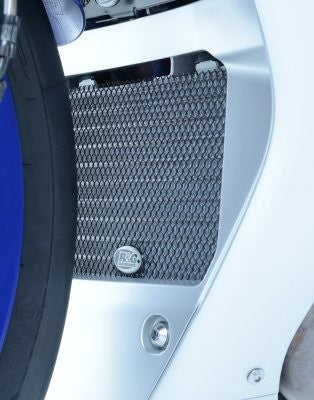 R&G Oil Cooler Guard, titanium, Yamaha YZF-R1 '15- / R1M '15-