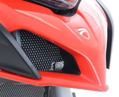 R&G Oil Cooler Guard, black, Ducati MTS1200 '15- / MTS Enduro / MTS950(S) '17- / MTS1260 / MTS V2(S) '22-