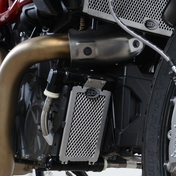 R&G Oil Cooler Guard, black, Indian FTR1200(S) '19-