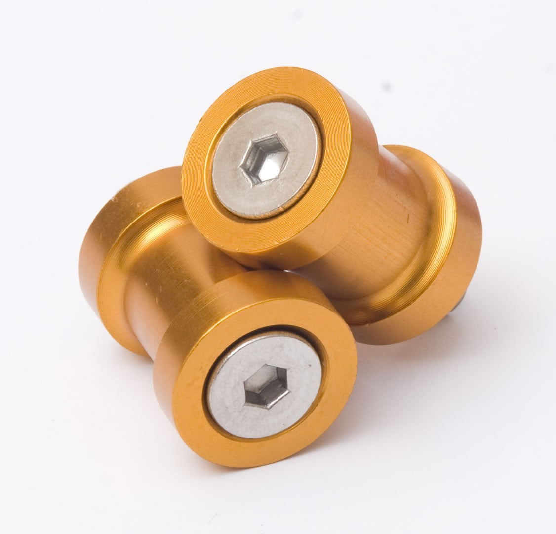 R&G M6 Paddock Stand Bobbins / Snelle-sett - Gold