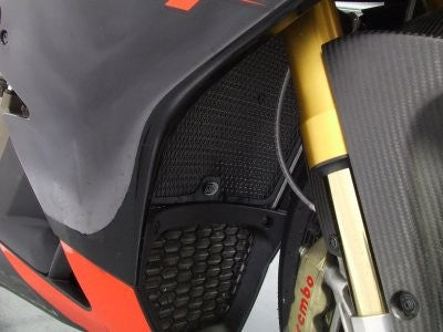 R&G Radiator Guard black - Aprilia RSV4