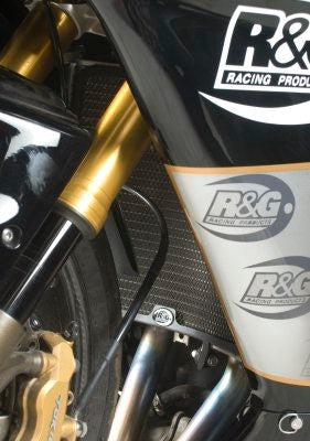 R&G Radiator Guard black - Kawasaki ZX6R '07-'12