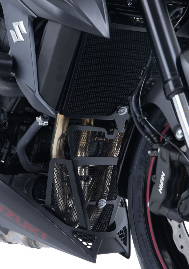 R&G Radiator Guard titanium - Suzuki GSR750 '11 / GSX-S750 '17-