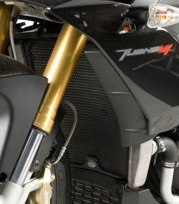R&G Radiator Guard black - Aprilia V4 Tuono '11-