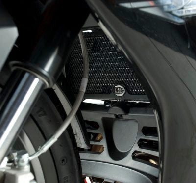 R&G Radiator Guard black - Aprilia RS4 125