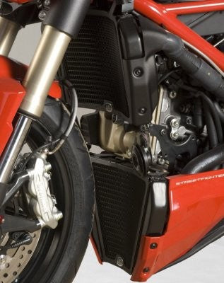 R&G Radiator Guard set RED - (pair), Ducati 848 Streetfighter