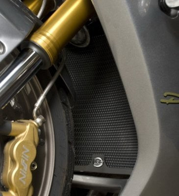 R&G Radiator Guard black - Triumph 675 Daytona '06-'12
