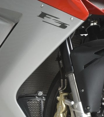 R&G Radiator Guard black - MV Agusta F3 (675/800) all years / 800 Superveloce '20-