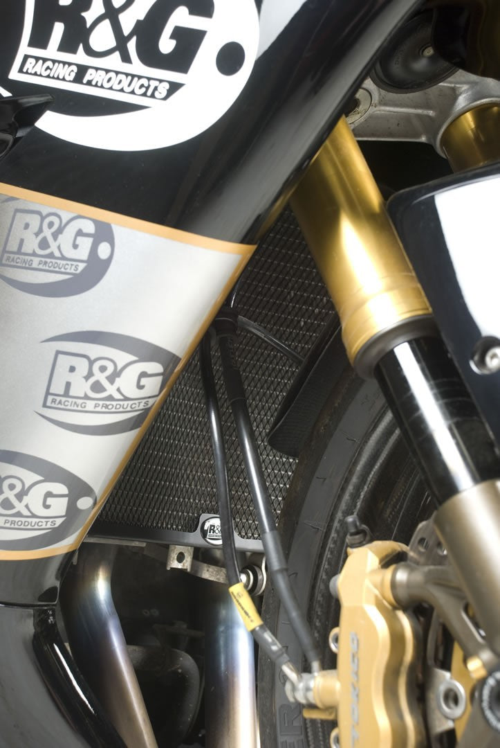 R&G Radiator Guard black - Kawasaki ZX-10R '04-'05
