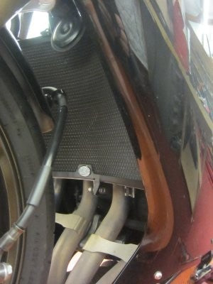 R&G Radiator Guard black - Kawasaki ZX-10R '06-'07