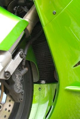 R&G Radiator Guard titanium - Kawasaki ZX12-R '02-'06