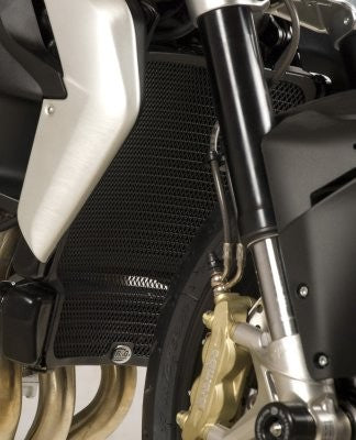 R&G Radiator Guard black - MV Agusta 675 all years / 800 Brutale up to 2016