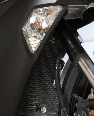 R&G Radiator Guard black - Kawasaki ZX-6R '13-'18
