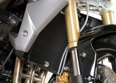 R&G Radiator Guard black - Triumph Street Triple [R] '13-'16 (NOT RX model)