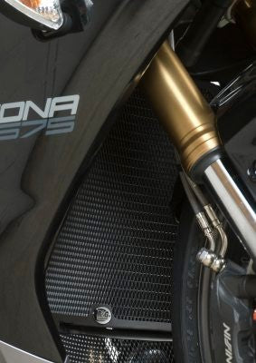 R&G Radiator Guard black - Triumph 675 Daytona '13-