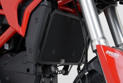 R&G Radiator Guard titanium - Ducati Hypermotard 821/939/939SP / Hyperstrada 821/939