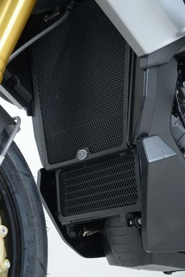 R&G Radiator & Oil Cooler Guard, black - Aprilia Caponord 1200 (NOT confirmed for Rally model)