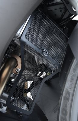 R&G Radiator Guard (long) black - Yamaha YZF-R125 '14-'18 (not ABS versions - see RAD0197)