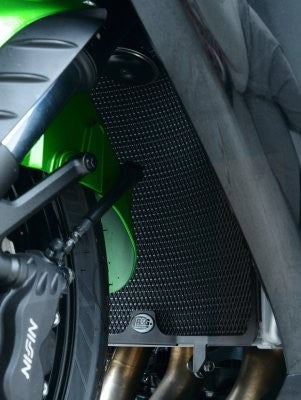 R&G Radiator Guard titanium - Kawasaki GTR1400 '07- & ZZR1400 (ZX-14) '06-