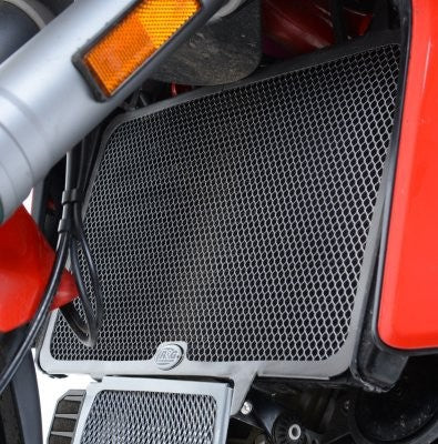 R&G Radiator Guard black - Ducati MTS1200 Multistrada '15- / MTS Enduro / MTS V2(S) '22- / MTS1260 (not compatible with Ducati "genuine" engine bars, spotlights)