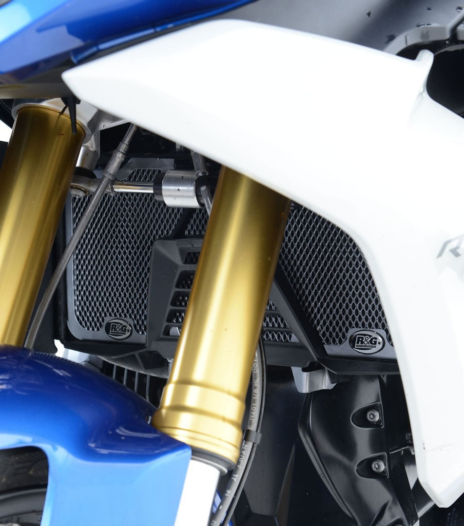 R&G Radiator Guard light blue - BMW R1200RS '15- / R1200R '15- / R1250RS Sport '19- / R1250R Sport '19-